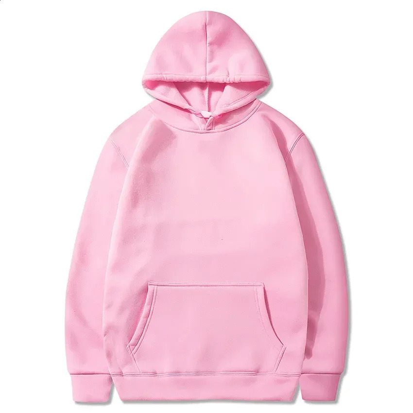 Autumn Casual Womens Solid Hoodie Comfortable Strecth Sweatshirts Loose Pocket Warm Clothes Fashion Street Female Pullovers 240824