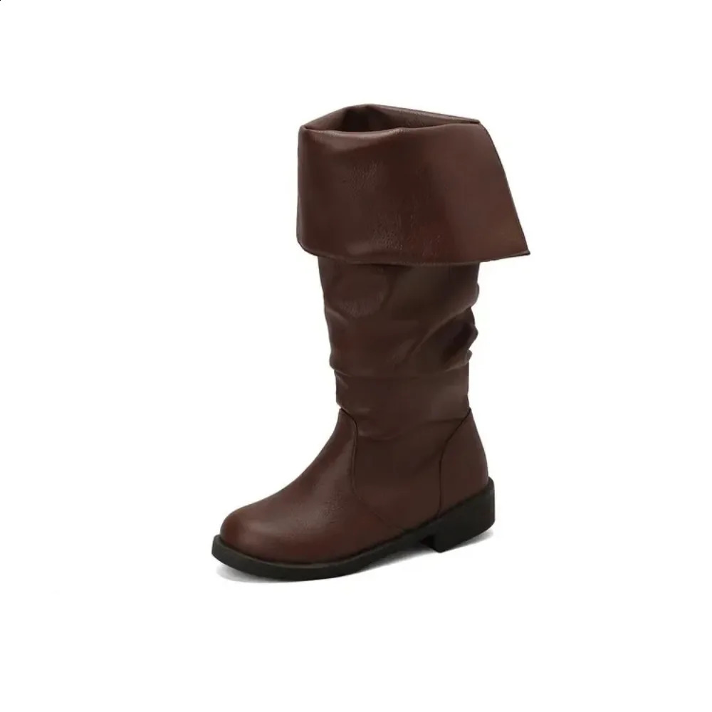 European and American Nordic Retro Pirate Mens and Womens Boots Independent Station Medieval Viking Mens Boots 240823