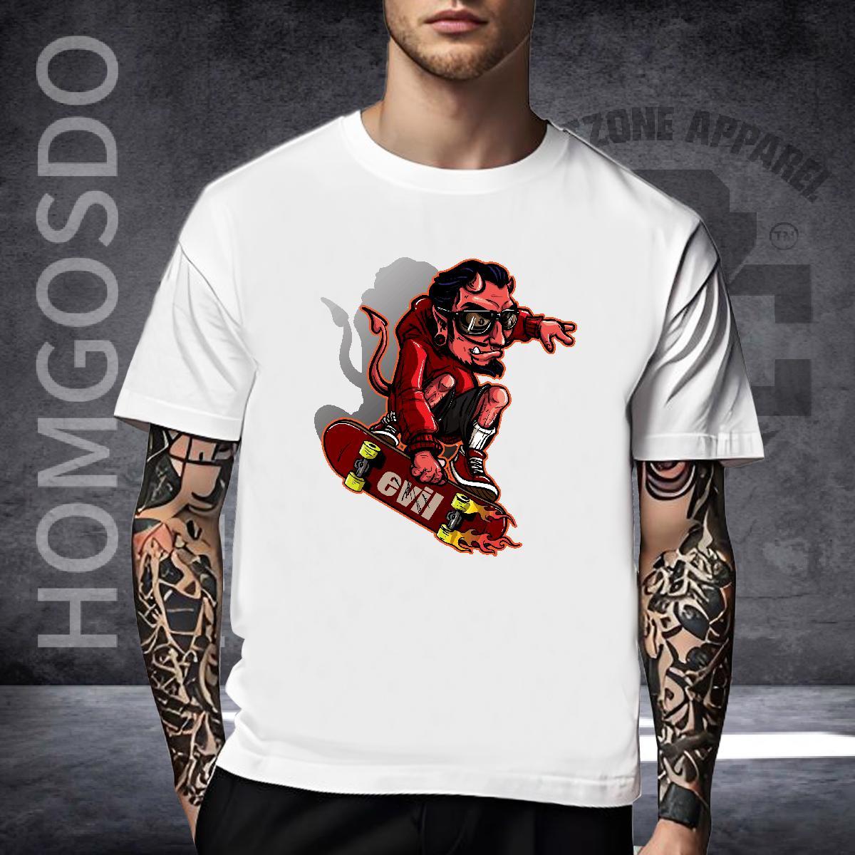 Loose Mens T Shirts 100% Cotton 230g skateboarding Hip Hop Street Graphic Breathable Crew Neck Couples T Shirts Customized Tops Tees