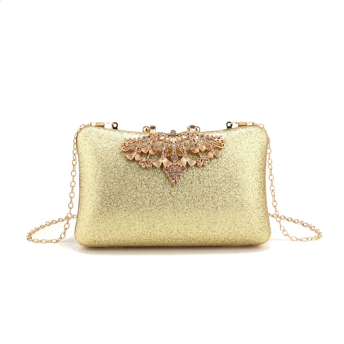 Pearl Women Evening Bags Hollow Out Vintage Beading Clutch With Handle Chain Handbags Diamonds Holder 240824Z