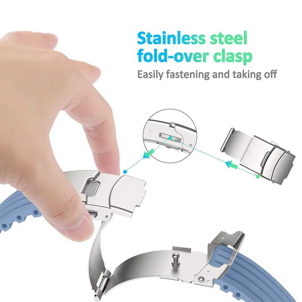 Silicone Strap for iwatch Band 44mm 40mm 45mm 41mm 49mm 42mm Smartwatch Correa Bracelet Iwatch Series 3 5 6 Se 7 8 9 Ultra Z240824