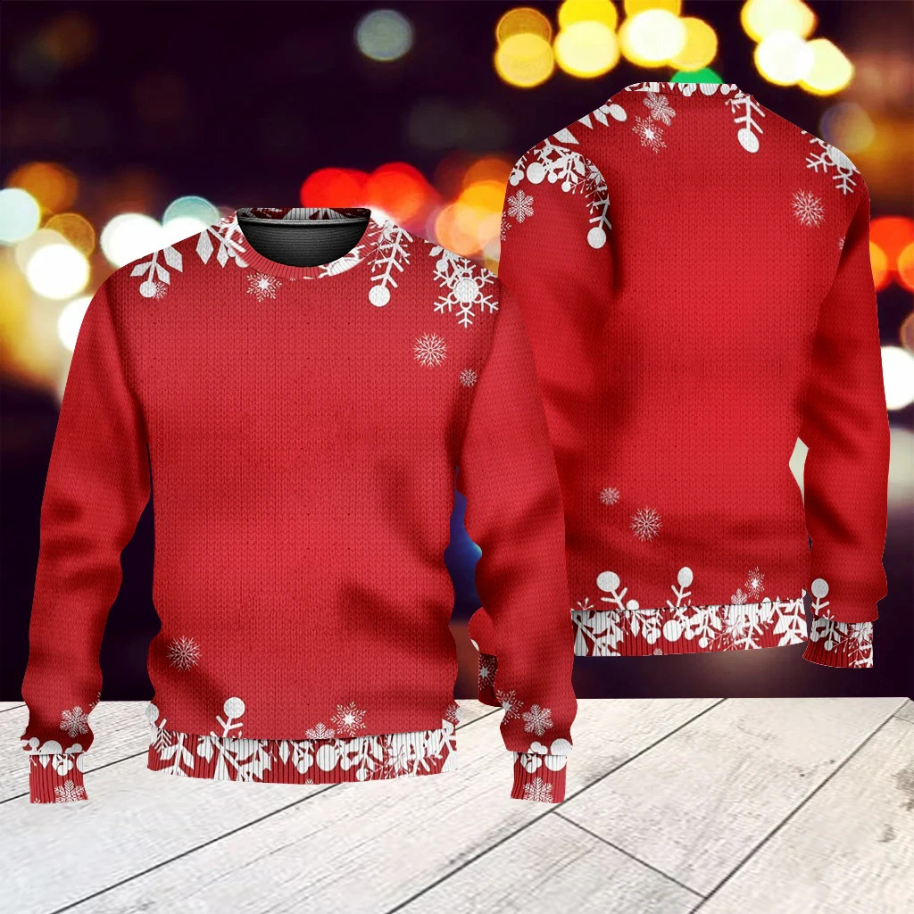 2023 Selling Customized Christmas Funny Cute Sweater Womens Spring Autumn 3D Printed Halloween 240824