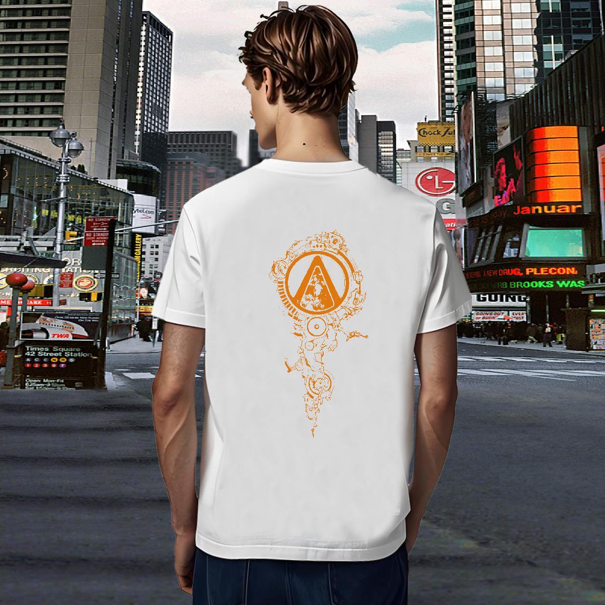 High Quality T shirt 230g Cotton eye of the devil High Street Hip Hop Floral Print Breathable Soft Men Tees 2024 Designer Polos