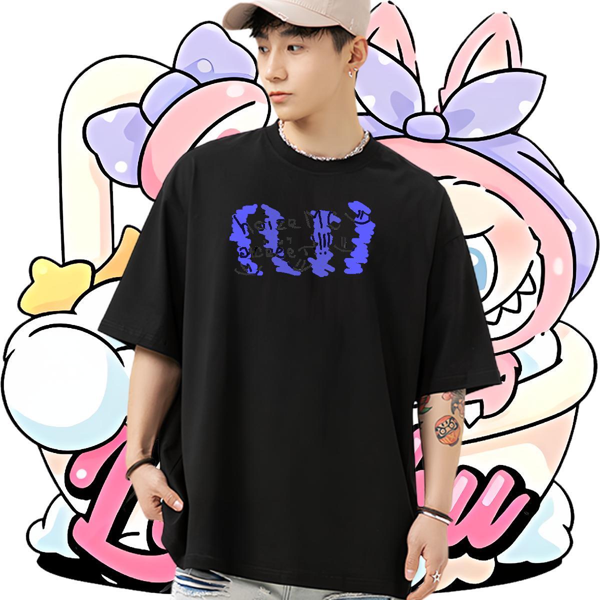 Popular Man T Shirts 230g 100% Cotton letter Street Oversized 3XL 4XL Short Sleeve O-Neck Men Tshirts New Designer Clothings