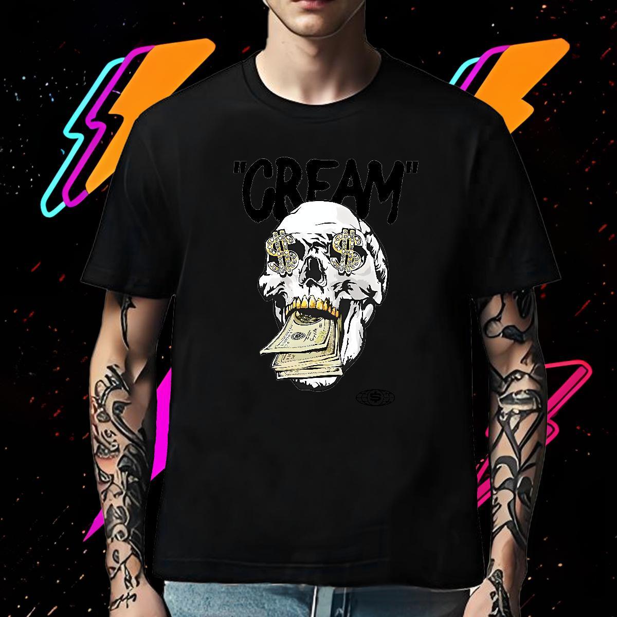 Wholesale Man T Shirts 100% Cotton 230g skull Anime Printing Street Plus Size Cartoon Short Sleeve Soft Men Tshirts Customized Top Tees
