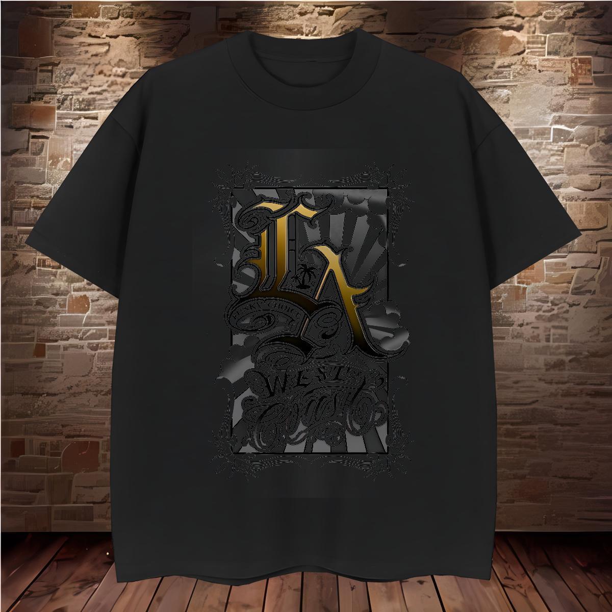 Cool Design Man T Shirts 230g Pure Cotton The Cross Hip Hop Oversized Breathable Short Sleeve Men Clothes T-Shirt Fashion Design Tops Shirt