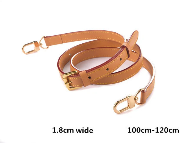 Bag strap 100 Vachetta genuine leather for shoulder messenger bag belt cowskin accessory parts 240824