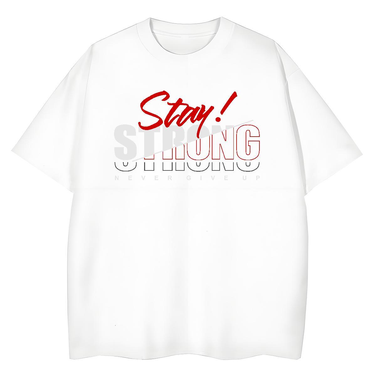 Soft Unisex Tshirts 230g Pure Cotton letter Daily Wear T-Shirts for Women Short Sleeve O-Neck Custom Print Oversized Clothes