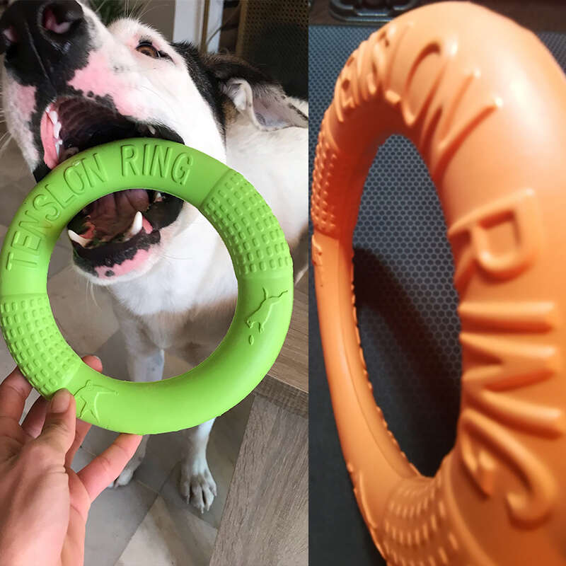 Toys Big EVA Interactive Training Puller Resistant Dogs Pet Flying Discs Bite Ring Toy for Small Big Dog