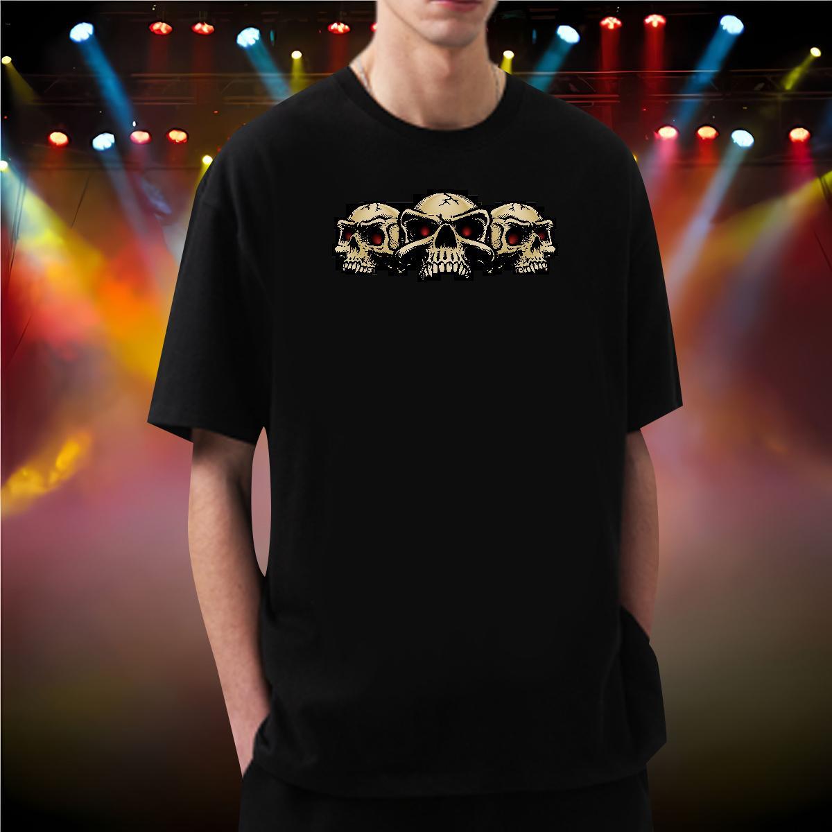 Classic T-Shirts 230g 100% Cotton skull Sports Casual Customized Breathable Short Sleeve Men Tees Designer Tops Tees