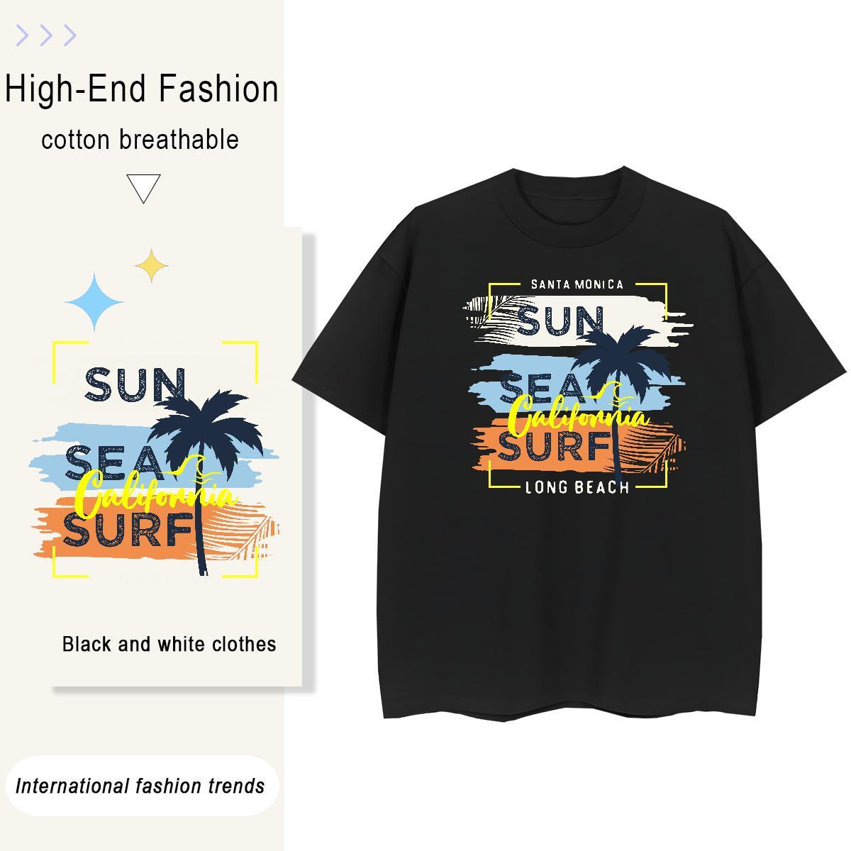 Brand Mens T Shirts 230g Cotton tree Sport Anime Breathable Crew Neck Couples T Shirts Designer Tops