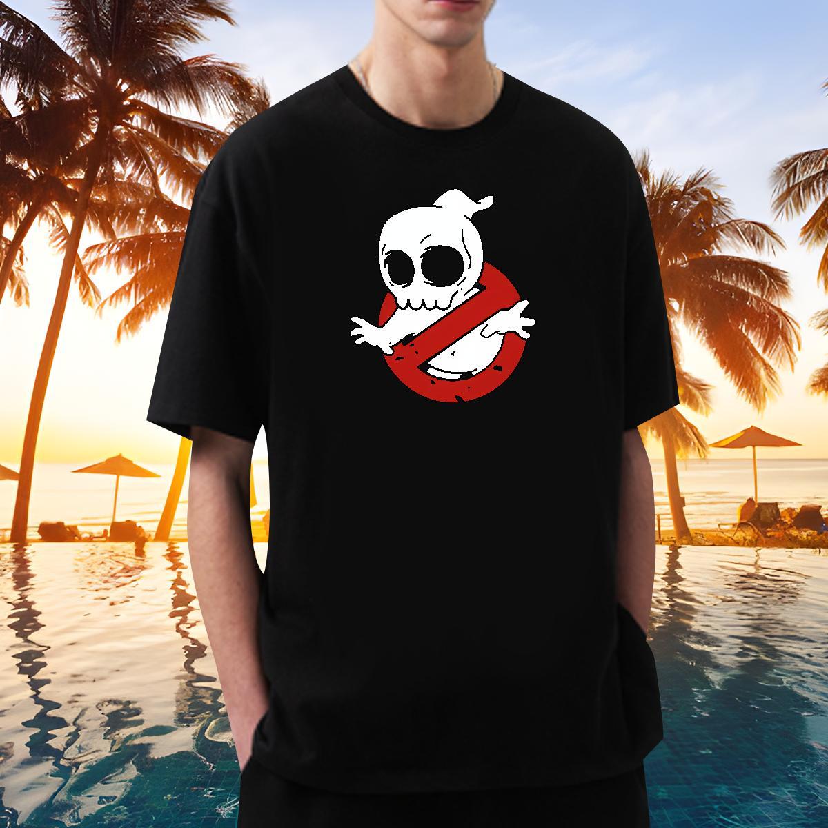 Free Shipping Mens T Shirts 230g Cotton skull Spring Summer Black White Breathable Crew Neck Tshirt for Man Woman DIY Customized Clothes