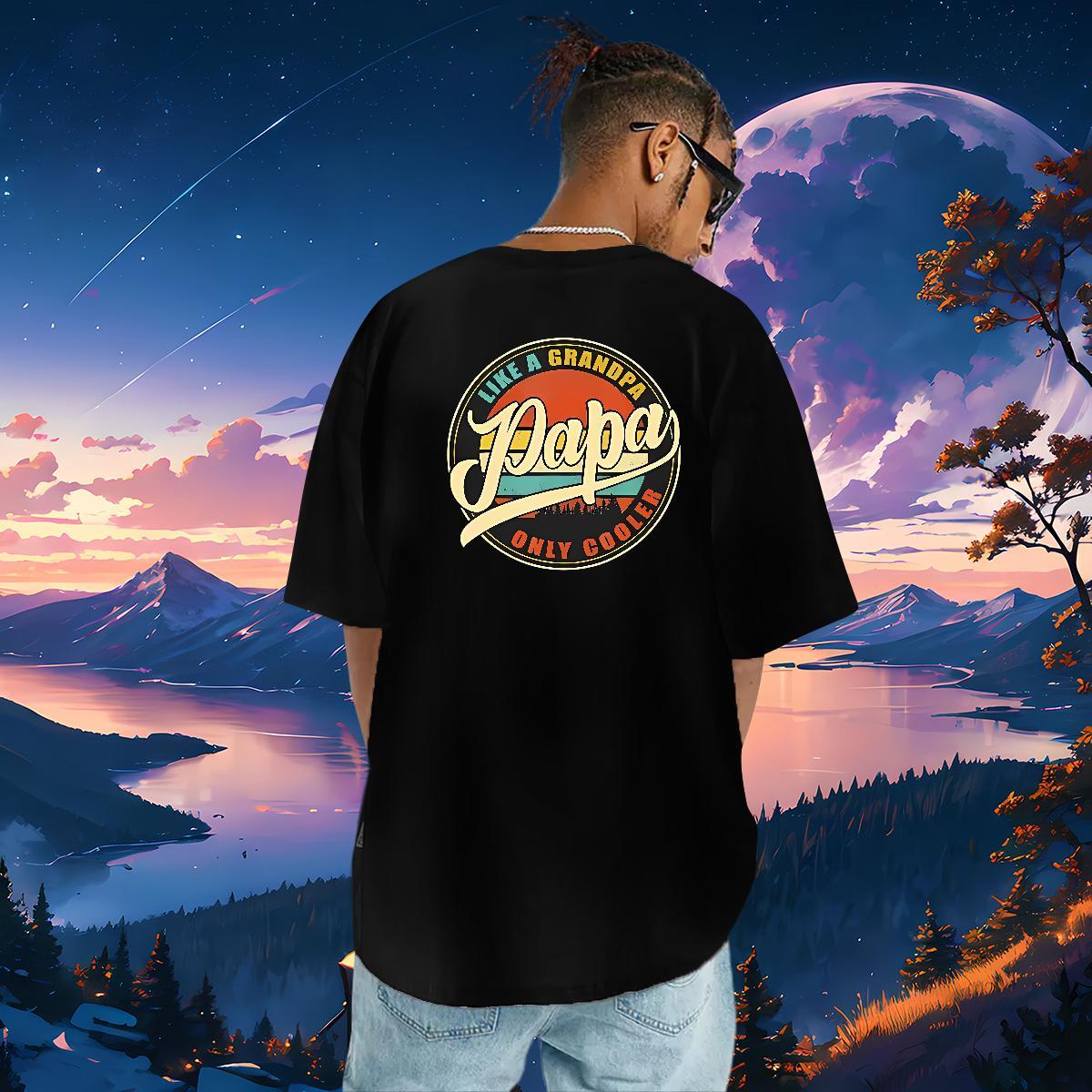 Brand T shirt 230g Cotton letter Beach Asian Size Round Neck Short Sleeve Men Tees New Wear