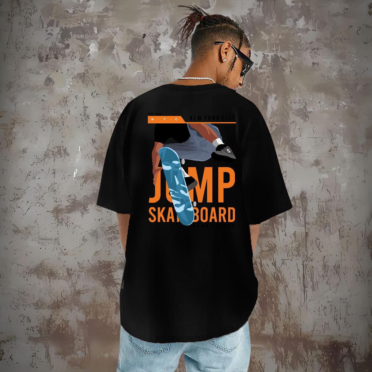 High Quality T Shirt For Man 100% Cotton 230g letter Daily Wear DIY Anime Crew Neck Breathable Mens Tshirts 2024 Designer Tees Shirts