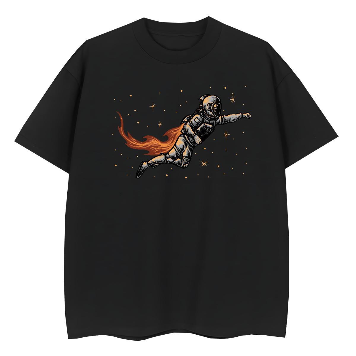 Lady Womens Tshirts 230g Pure Cotton universe Sports Street Wear T Shirt For Woman Crew Neck Breathable Custom Printing Polos
