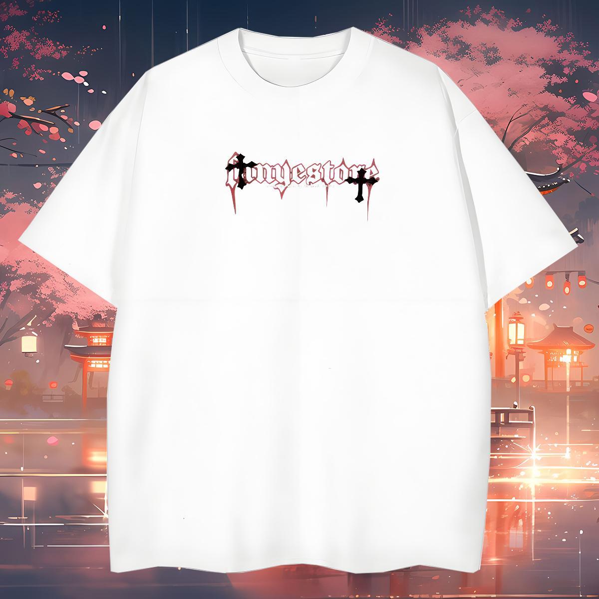 TOP Quality Men T Shirts 100% Cotton 230g Religion Hip Hop Street Customized Breathable Short Sleeve Tshirts 2024 New Tees