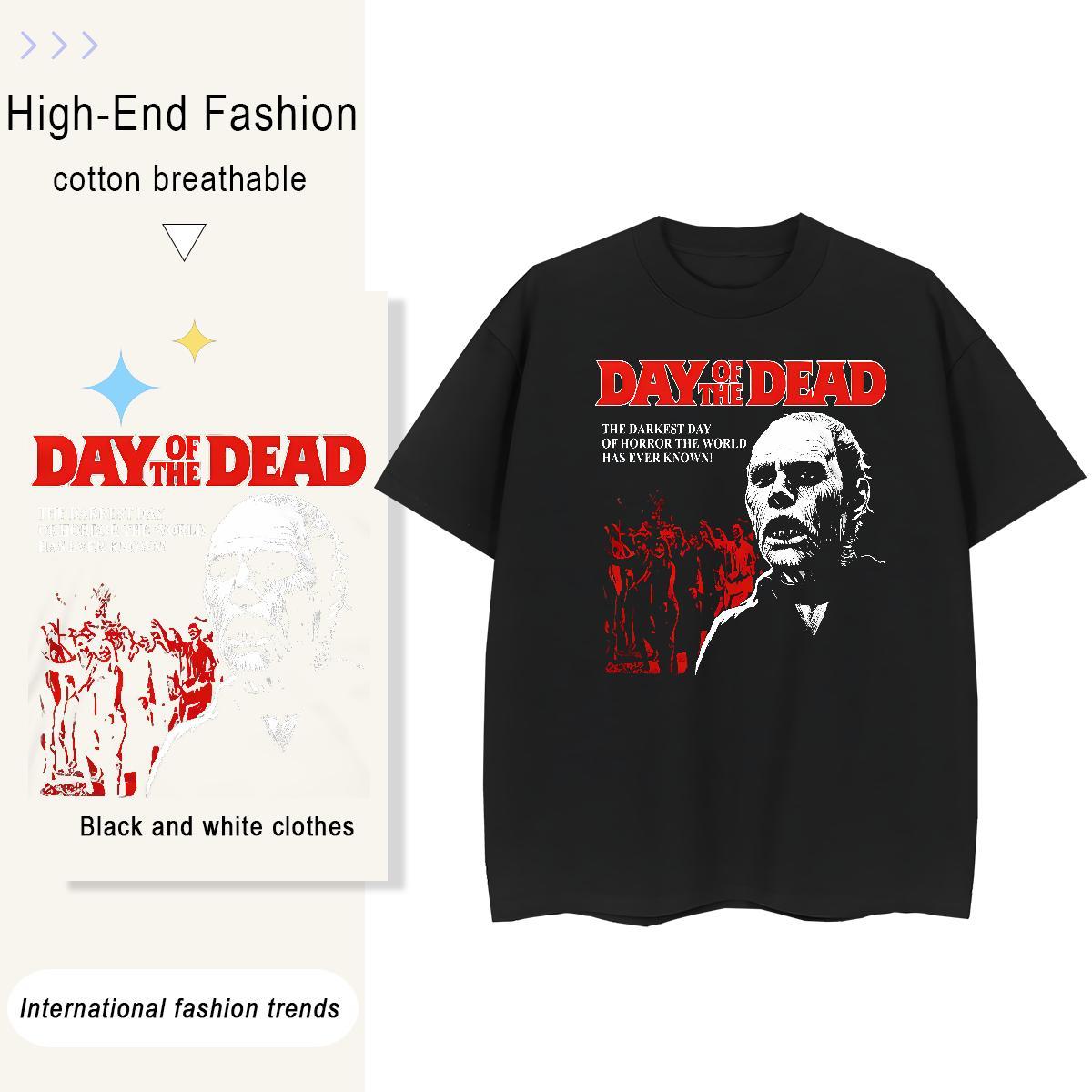 Designer Tshirt for Man Woman 230g 100% Cotton scary High Street Hip Hop Womens T Shirts Breathable Soft Anime Top Tees