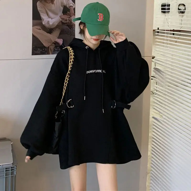 Fashion Spliced Embroidery Casual Hoodies Sweatshirts Female Clothing Spring Loose Korean Tops All-match Sweatshirts 240824