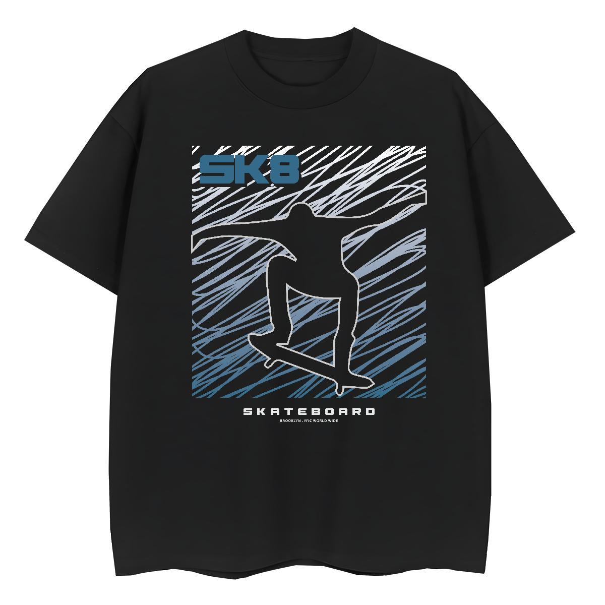 Female Women Tees 230g Pure Cotton icon Casual T shirt Breathable Soft Cartoon Print Clothes