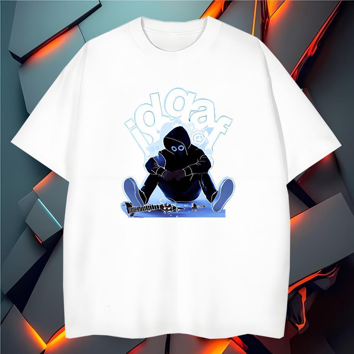 Soft Man T Shirts 230g 100% Cotton skull Street Wear Custom Cartoon Breathable Crew Neck Men Tops Tees New Designer Clothings
