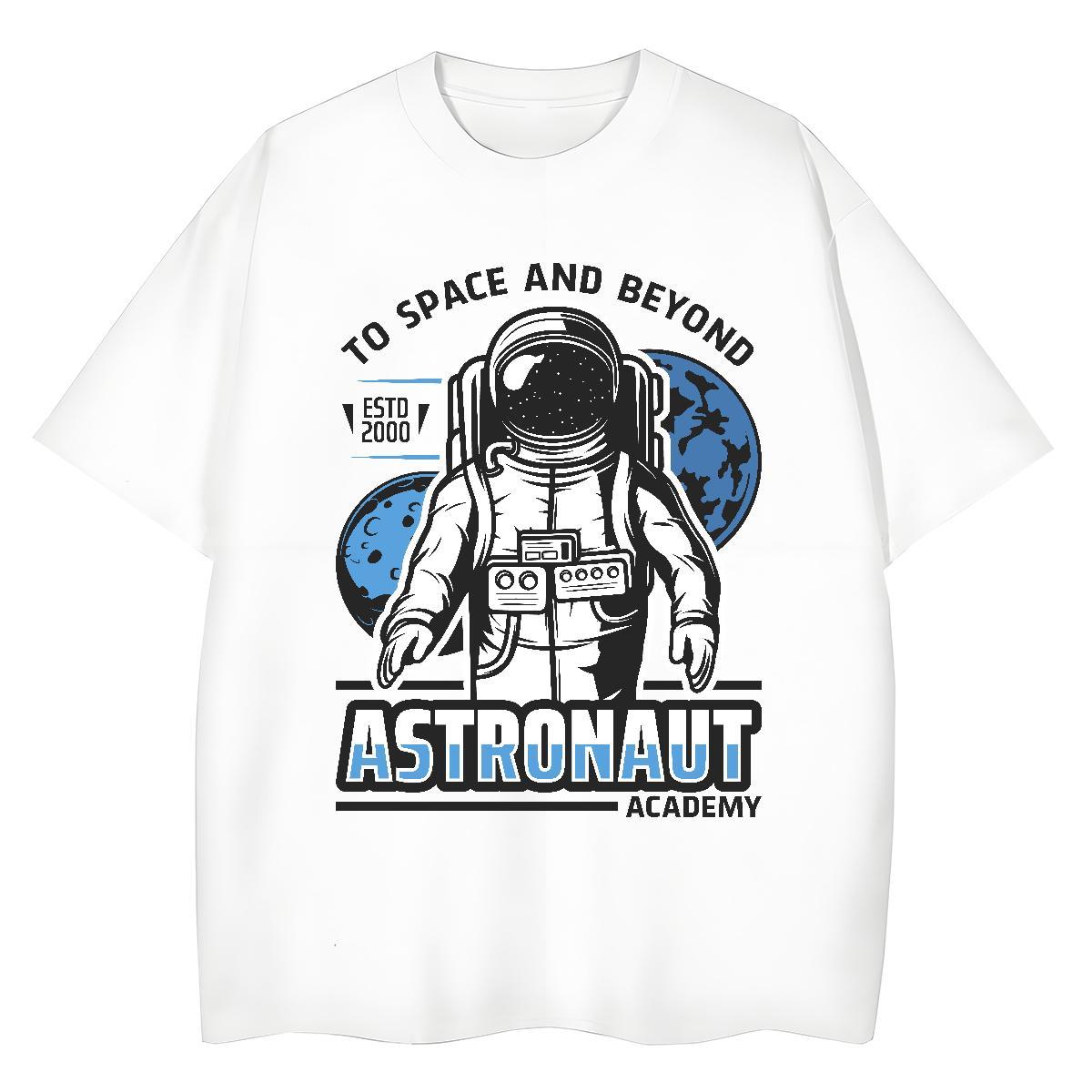 5A Unisex Tshirts 230g 100% Cotton universe Sports Casual T Shirt For Woman Breathable Crew Neck Customized Tee Shirt