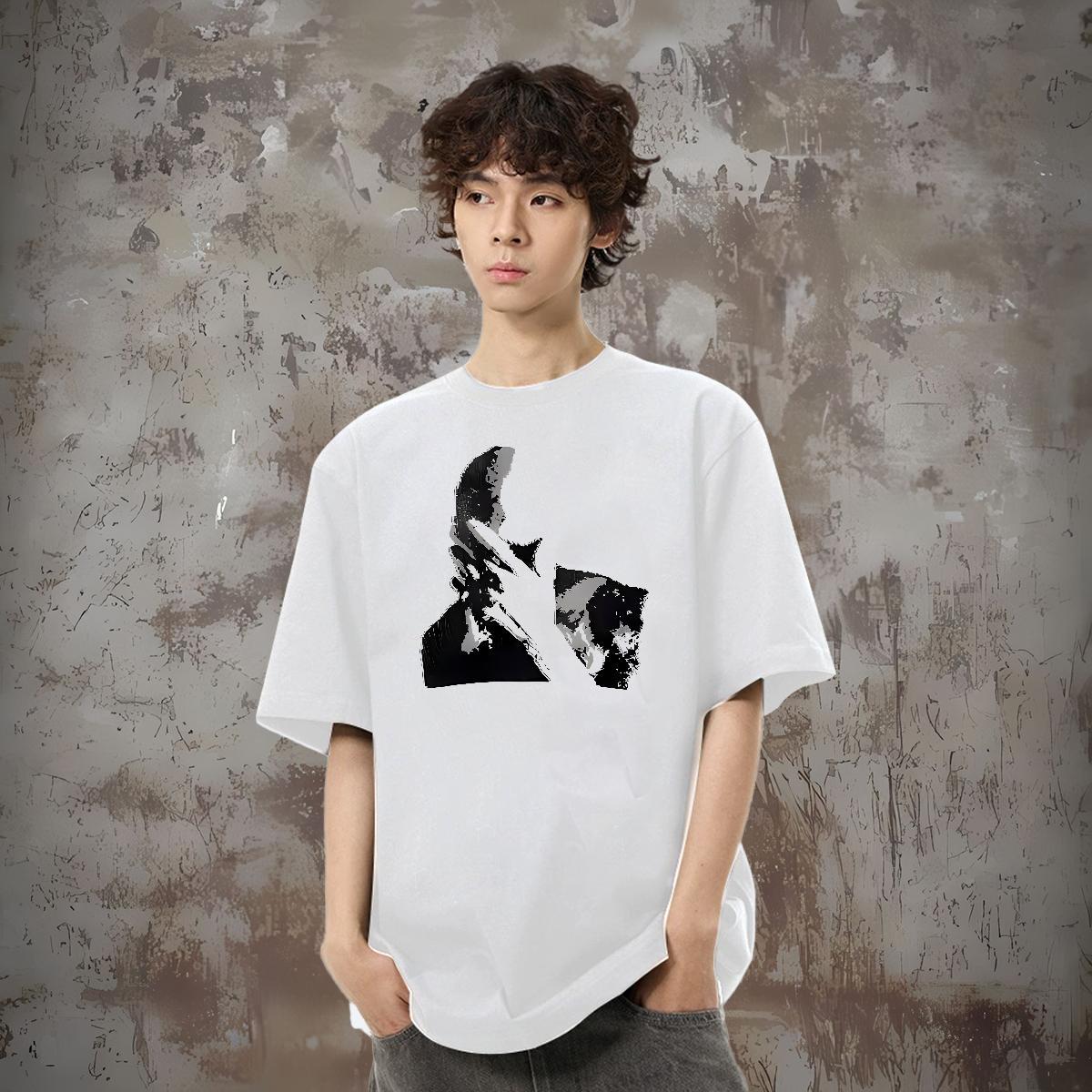 Brand Men Tshirts man Spring Summer 230g Pure Cotton Polos Breathable Popular T-Shirts for Men Custom Printing
