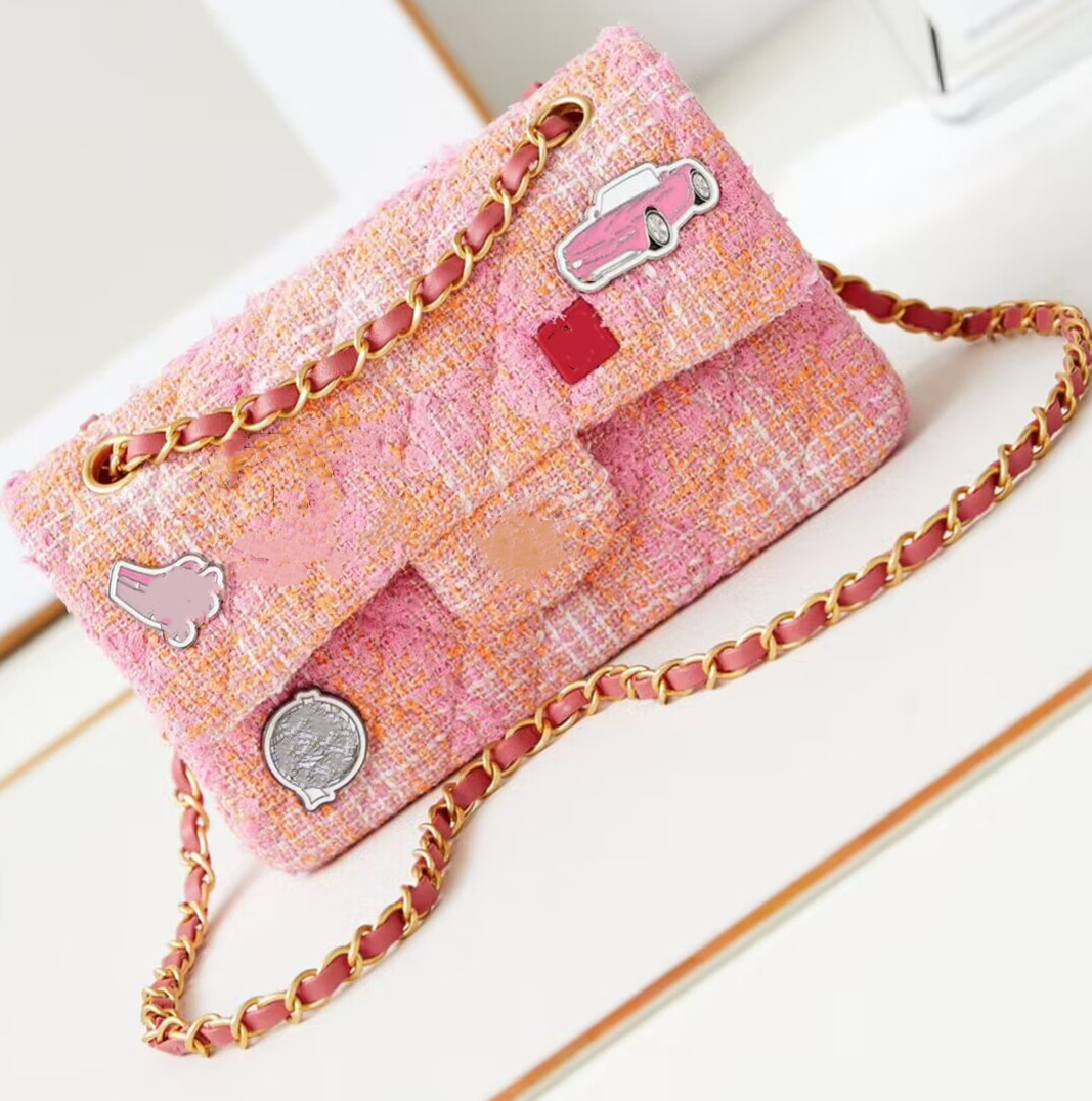 10A Top Mirror Quality Designer Handle Bag Ladies Luxurys Shoulder Bag Original Chain Flip Wallet Caviar Leather Women Bag