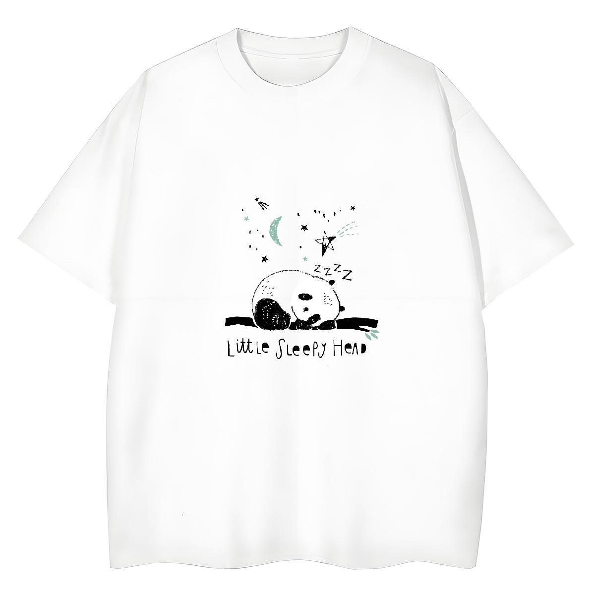 Cool Design T-Shirts for Men 230g Cotton letter Home Outdoor Cartoon Printing L-4XL O-Neck Short Sleeve Men Tees DIY Tops Shirt