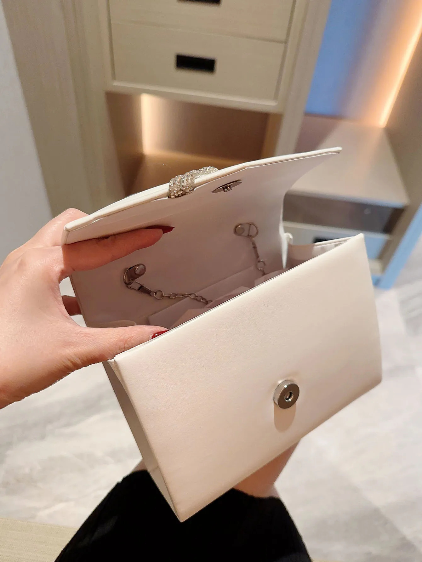 fashion Evening Bag Handbag Dress Flap Socialite Party Small Square Wedding Bridesmaid 240824Z