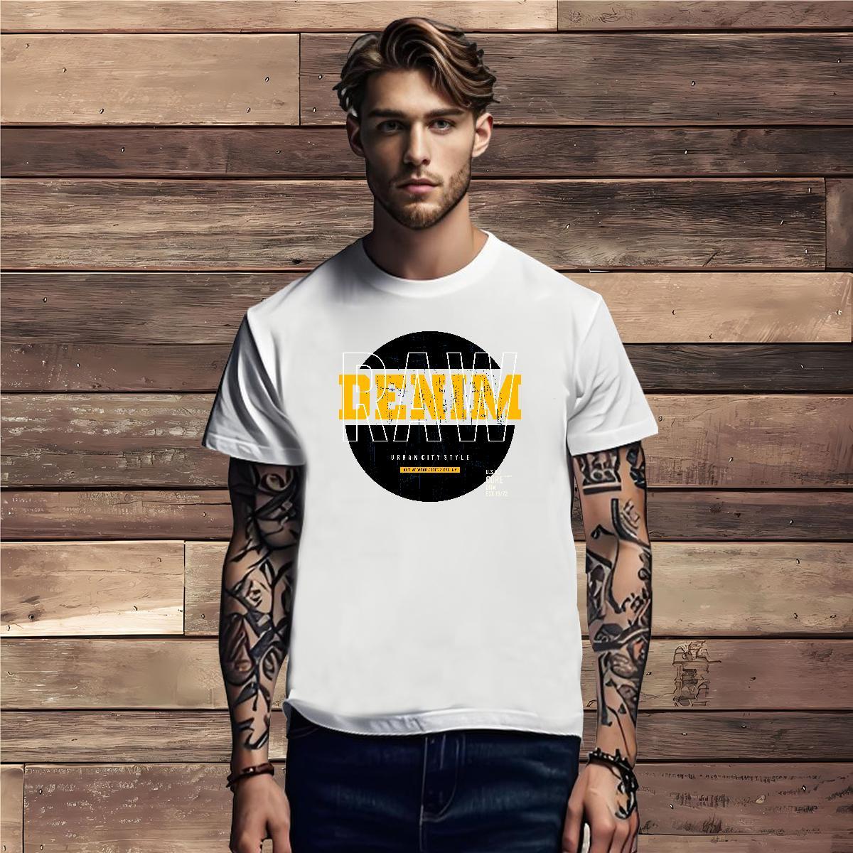 Classic T shirt 100% Cotton 230g letter Spring Summer Customized Print Breathable Short Sleeve Men Tshirts Fashion New Tops Shirt