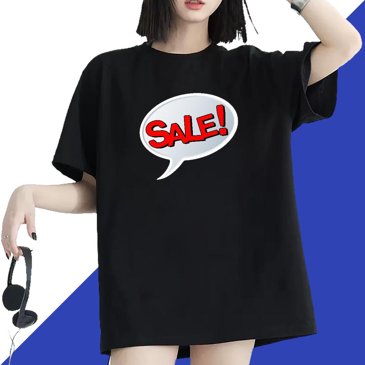 High quality Unisex Tshirts 100% Cotton 230g letter Casual Daily Wear T-Shirts for Women Breathable Soft DIY Anime Printed Tops Shirt