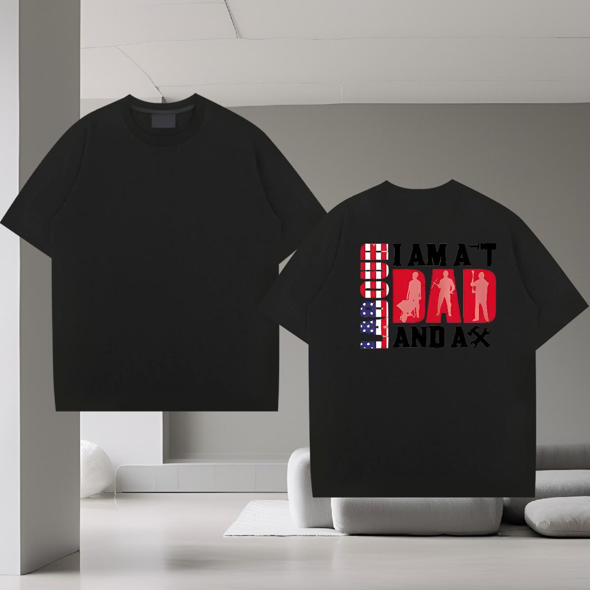 Wholesale Mens T Shirts 100% Cotton 230g letter Casual Daily Wear Custom Printing Breathable Short Sleeve Tshirts 2024 New Tops Tees