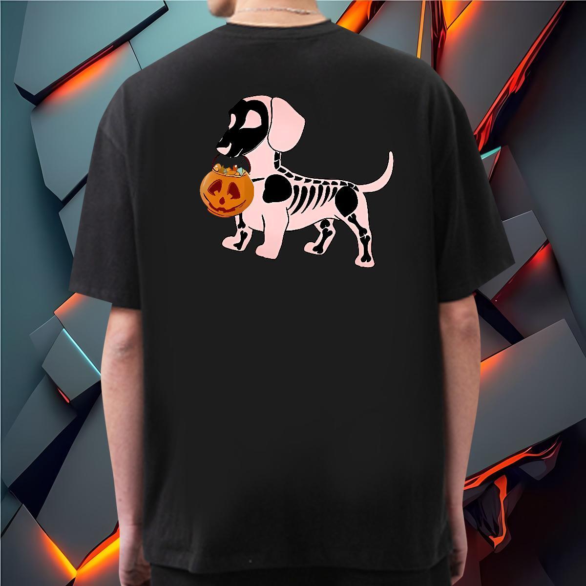 Wholesale T shirt 100% Cotton 230g skull Hip Hop Anime Print Pure Cotton Men Clothes T-Shirt Fashion New Tees
