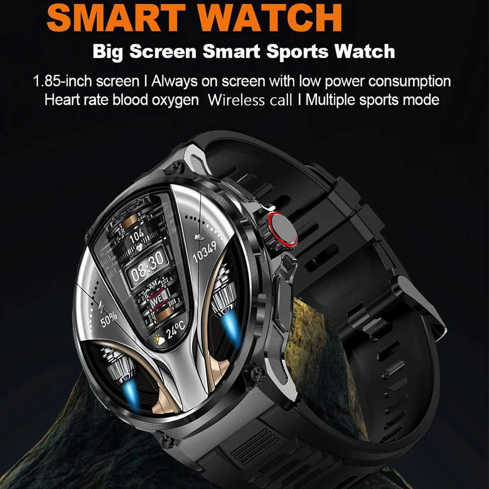For Huawei XM GPS Track Smart Watch Men 1.85-Inch Ultra HD AMOLED Screen 710 Mah Battery Bluetooth Call SmartWatch New M240824