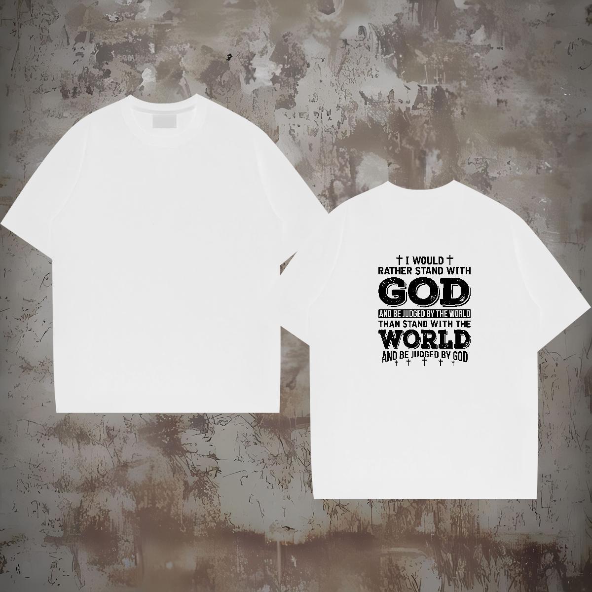 Free Shipping Men T Shirts 230g Cotton letter Hip Hop Street Custom Cartoon O-Neck Short Sleeve Men Tees Stylist Tops Tees