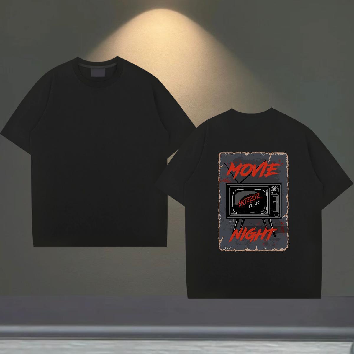 Brand T-Shirts 230g Pure Cotton return to the ancients Sport DIY Anime Breathable Crew Neck Mens Tshirts Fashion Polos