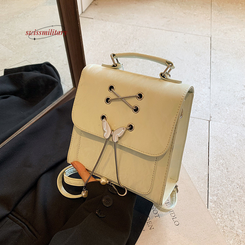 Swissmilitary Sier bow with niche design women in summer, simple versatile backpack for women, high-end and fashionable bag #34