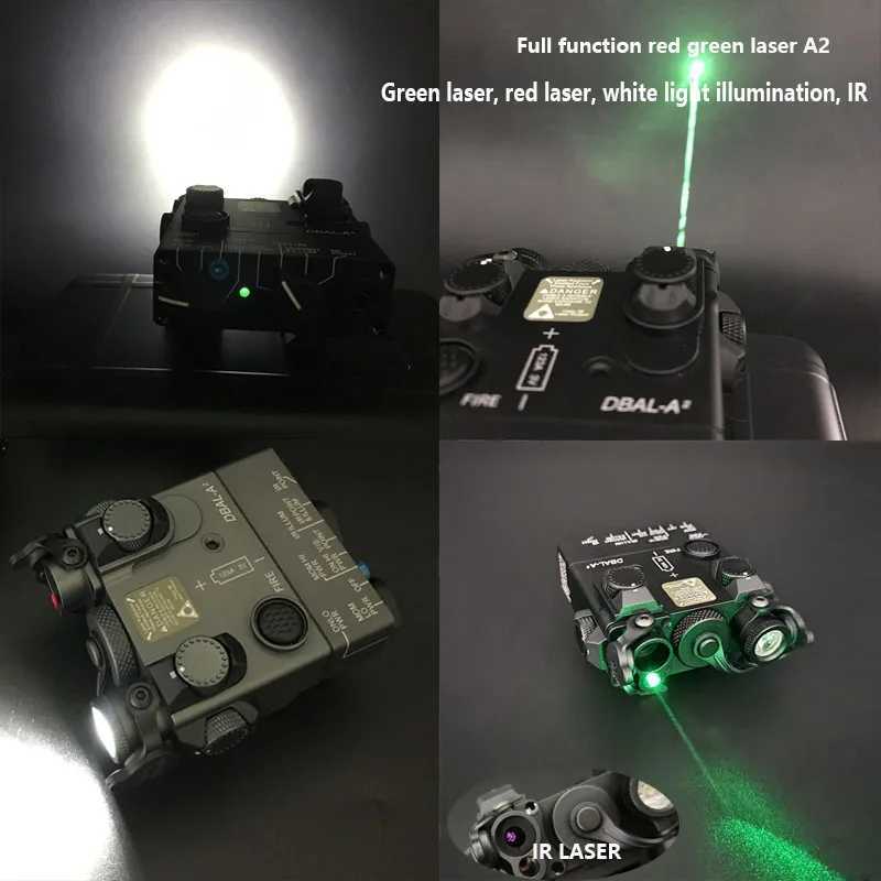 Sotac Metal DBAL A2 tactical laser red green dot indicator infrared laser+LED white light multifunctional laser indicator aiming CL240826