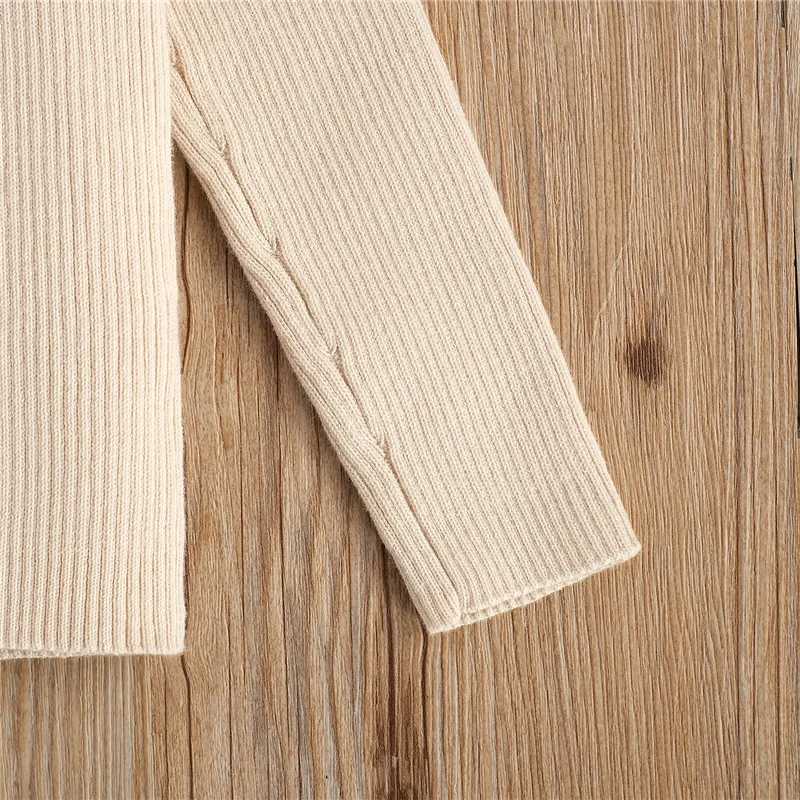 Blotona Kids Baby Boy Girl Winter Warm Turtle Neck Pullover Sweater Top Long Sleeve Casual Knitted Elastic Cuff Shirt 1-6 YearsW240824
