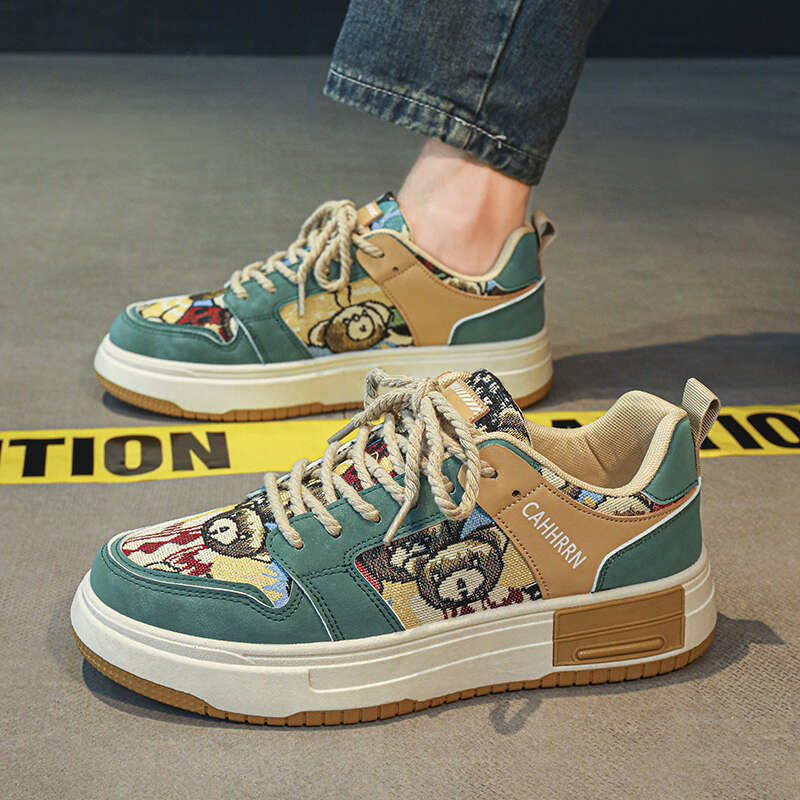 Men Shoes Summer Leather Sneakers For Anime Casual Fashion Skateboard Platform Outdoor Sports Designer Ankle Tennis