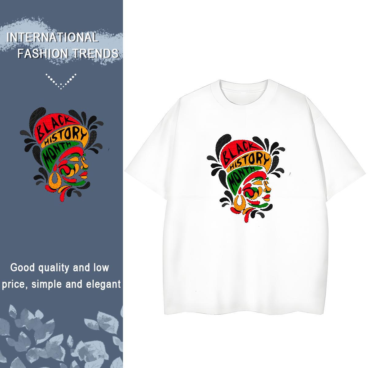 Comfortable Mens T Shirts 230g Pure Cotton letter Hip Hop Custom Cartoon Breathable Soft Men Tshirts New Arrival Clothings