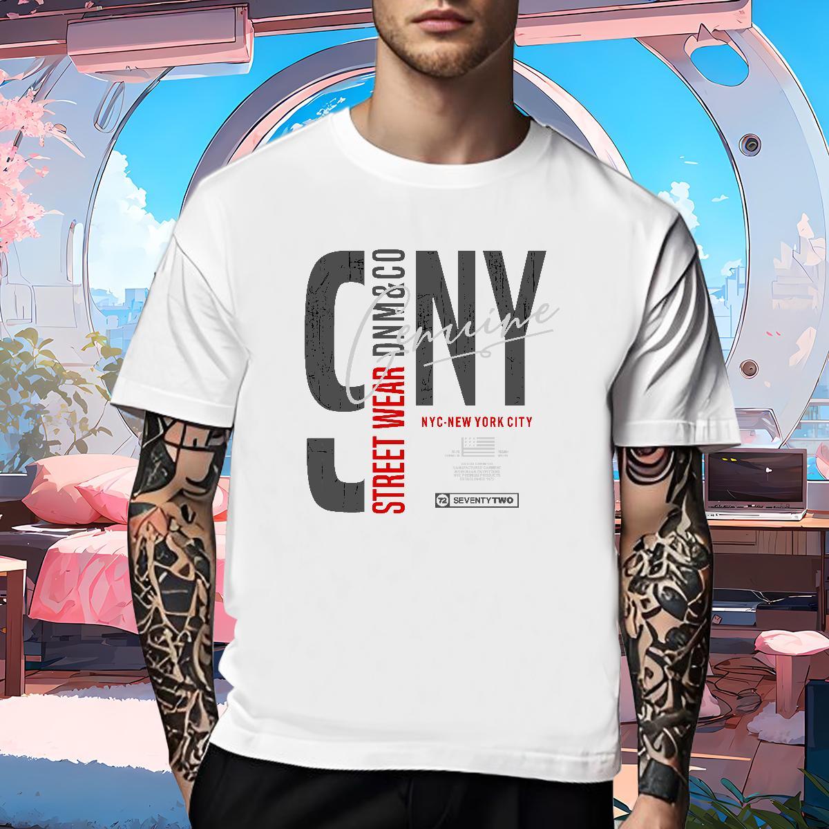 Wholesale T shirt 230g Cotton letter Spring Summer Custom Printed Breathable Tshirt for Man Woman New Polos