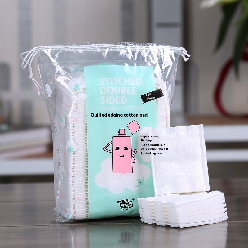 All-Cotton Dual Texture Facial Cleansing Cloths from Coolpin - Shave Free Gentle Makeup Removal Sheets (Set of 100)