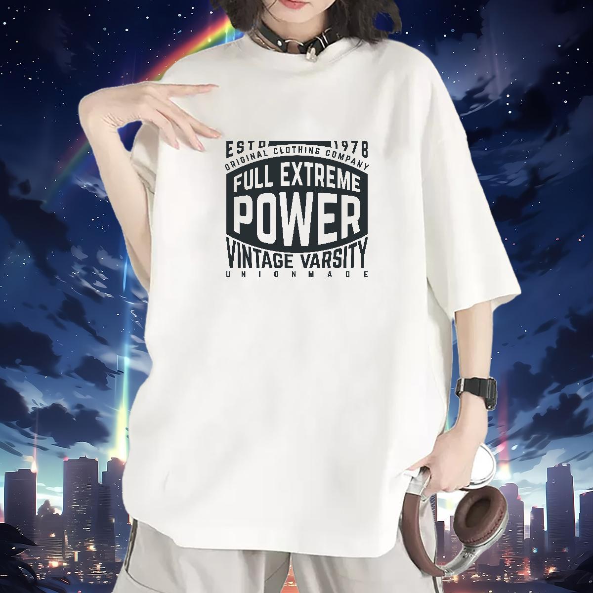 5A Woman Tshirt 230g 100% Cotton letter Beach T Shirt For Woman Breathable Crew Neck Black White Tshirts