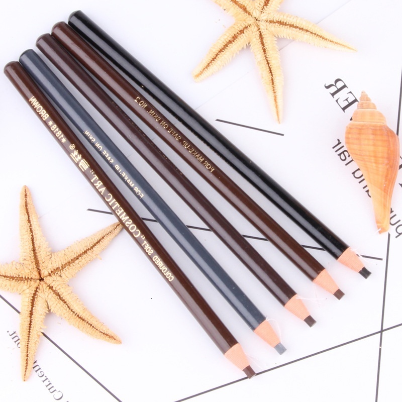 Waterproof Hengsi 1818 Eyebrow Pen with Wire Teardrop Shaped Tip for Precise Application