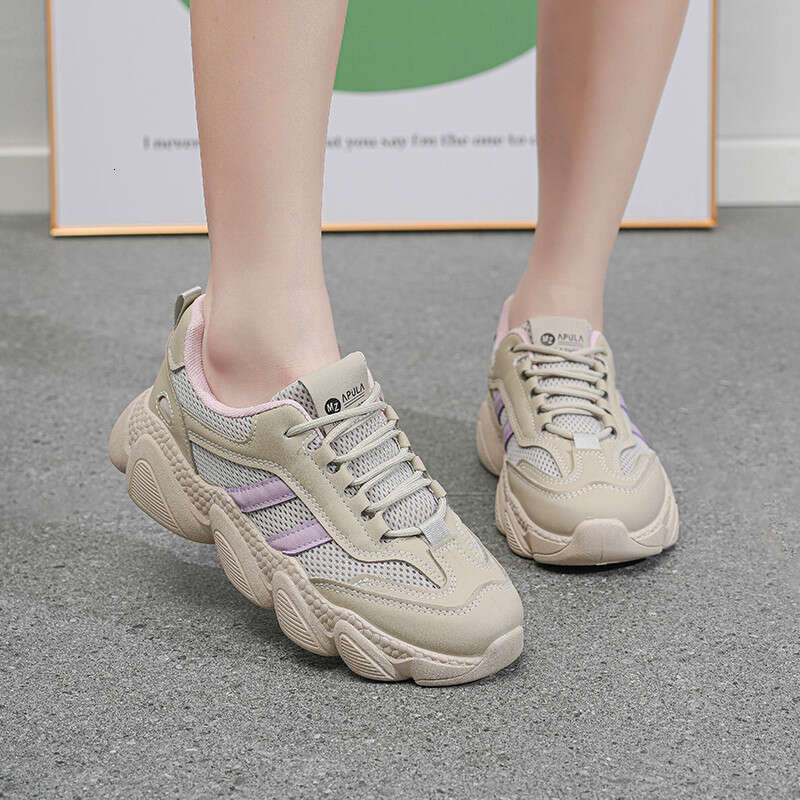 Women's summer double-net sports casual trendy breathable wear-resistant non-slip simple outdoor shoes