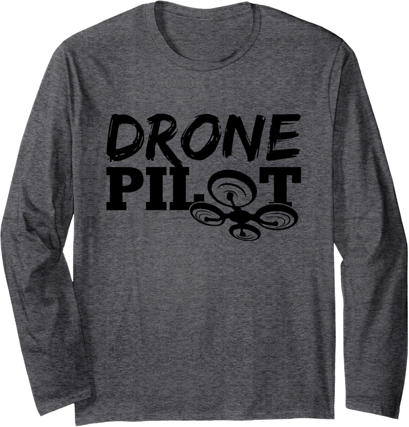 Long Sleeve Shirts for Men sweatshirt Drone Pilot Remote Aircraft Geek Professional Gift Long Sleeve Tee Streetwear Casual tops clothes