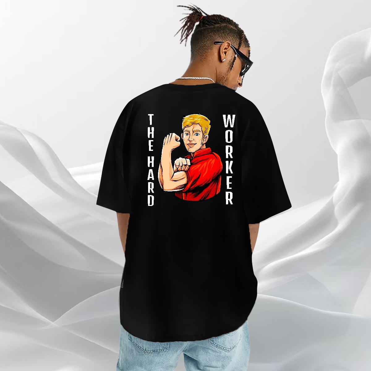 Popular Man T Shirts 100% Cotton 230g portrait Casual Custom Cartoon Short Sleeve Soft Men Tshirts 2024 Designer Clothings