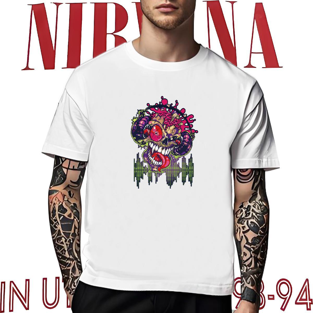 Unisex Man T Shirts 230g Cotton skull Spring Summer Custom Big Size Crew Neck Breathable Tshirts Brand Wear