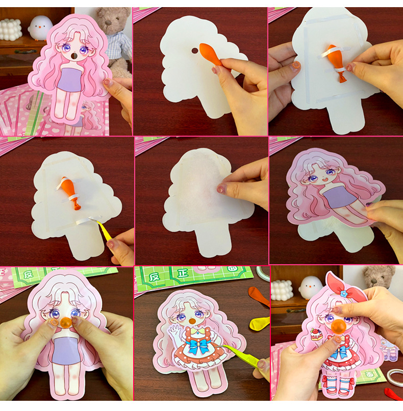 Creative Cartoon Jiang Xiaoyou Pinch Music Material Package Student Children's Handmade DIY Stress Relief Toy Puzzle Gift